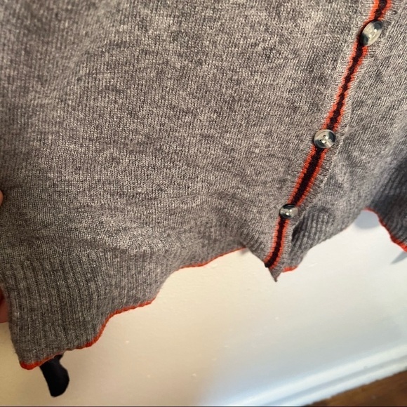 Melrose and Market Cardigan Sweater Gray Stripe - Picture 5 of 10